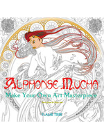 Flame tree Kleurboek Alphonse Mucha