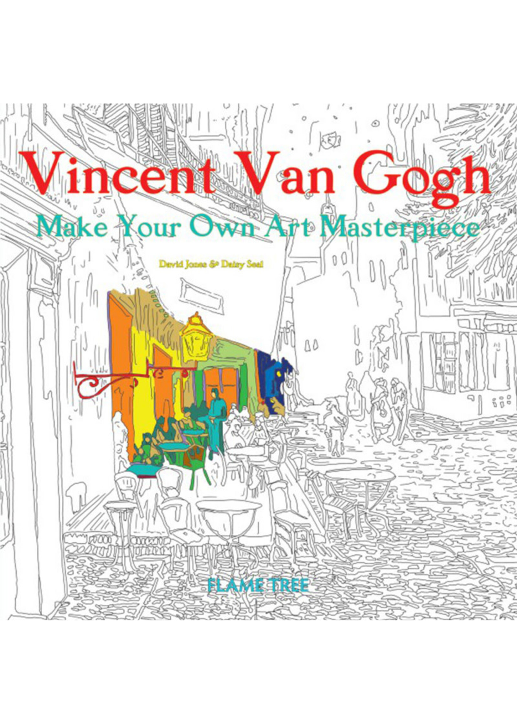 Flame tree Kleurboek Vincent van Gogh