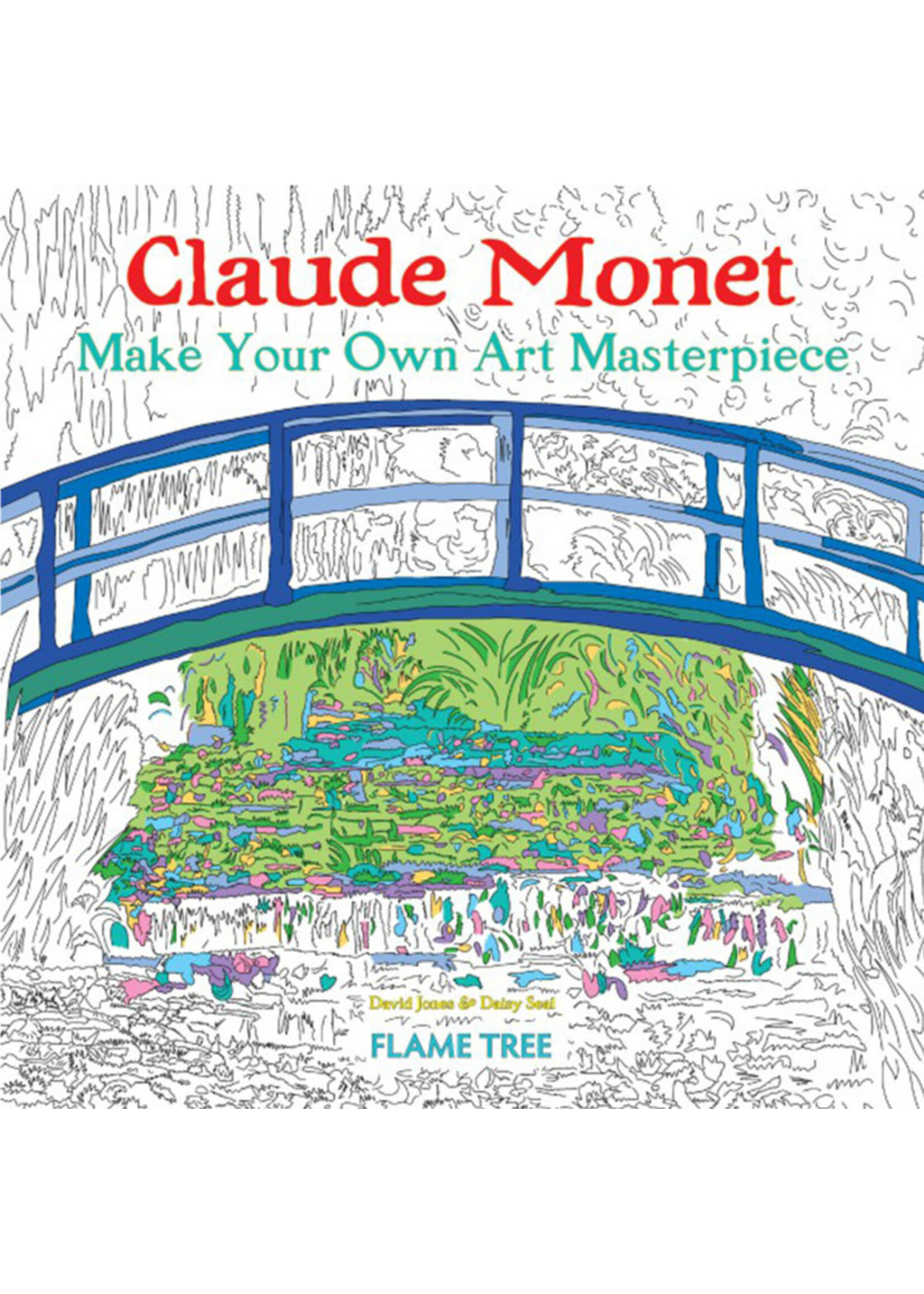 Flame tree Kleurboek Claude Monet