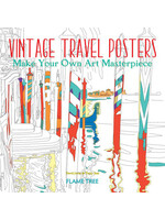 Flame tree kleurboek Vintage travel Posters