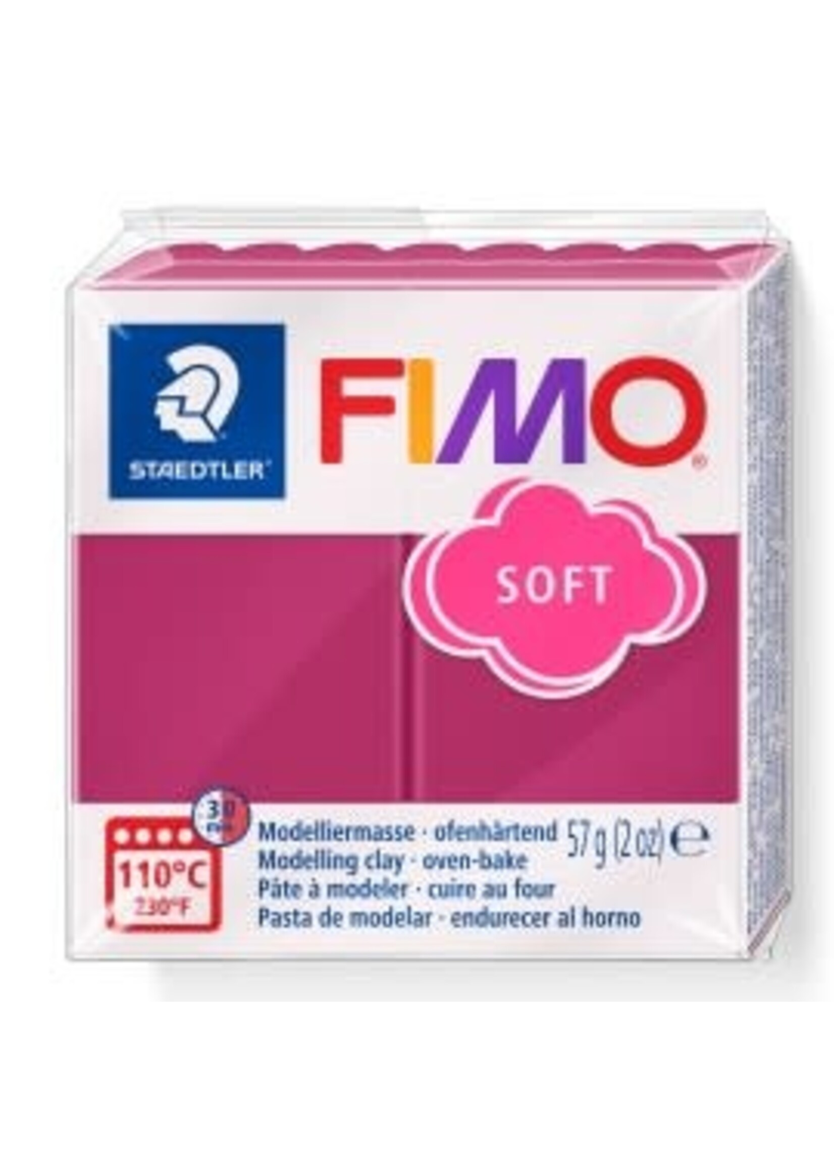 Fimo Fimo soft boetseerklei 57 g frozen berry