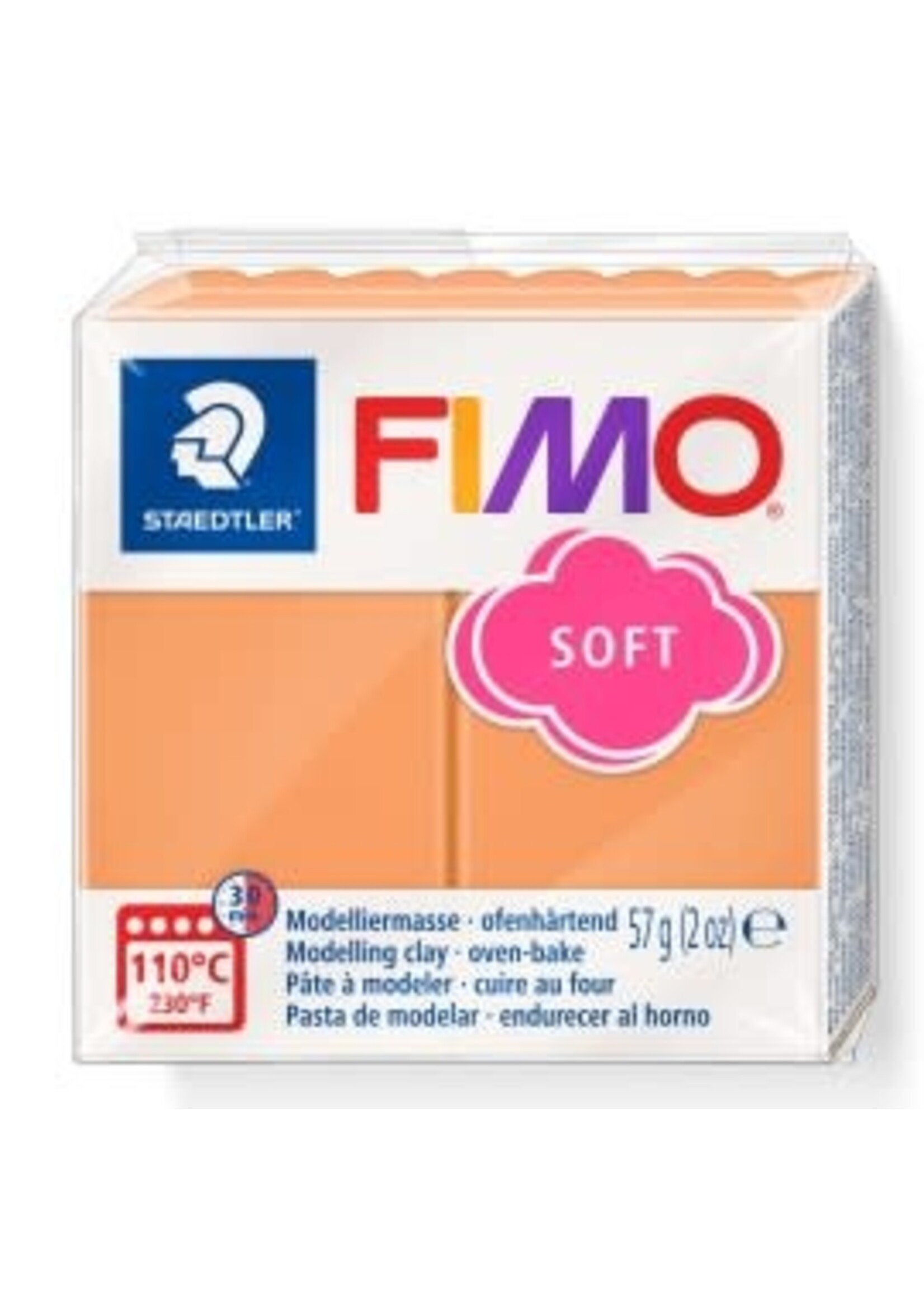 Fimo Fimo soft boetseerklei 57 g papaya sorbet