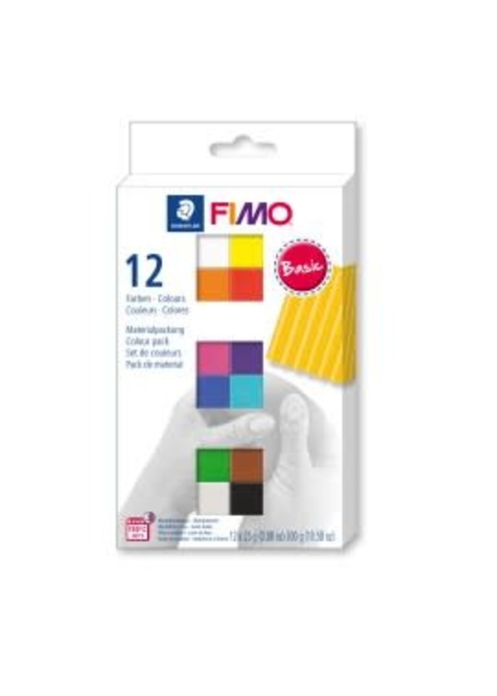 Fimo Fimo soft set - colour pack 12 basic colours
