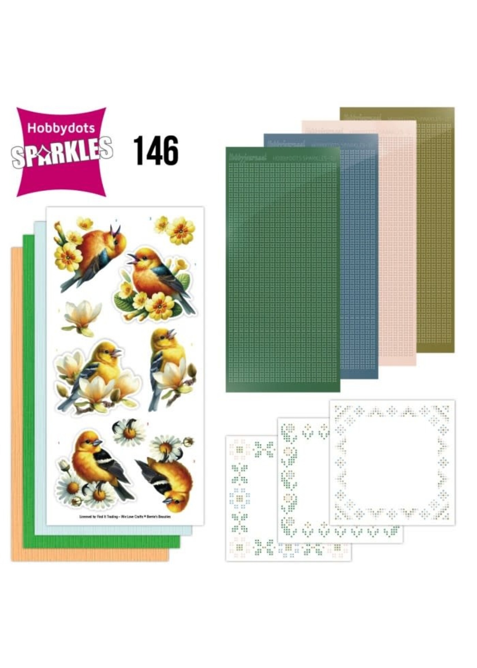 Find it Trading Sparkles 146 - Yvonne Creations - Flowers and Bees