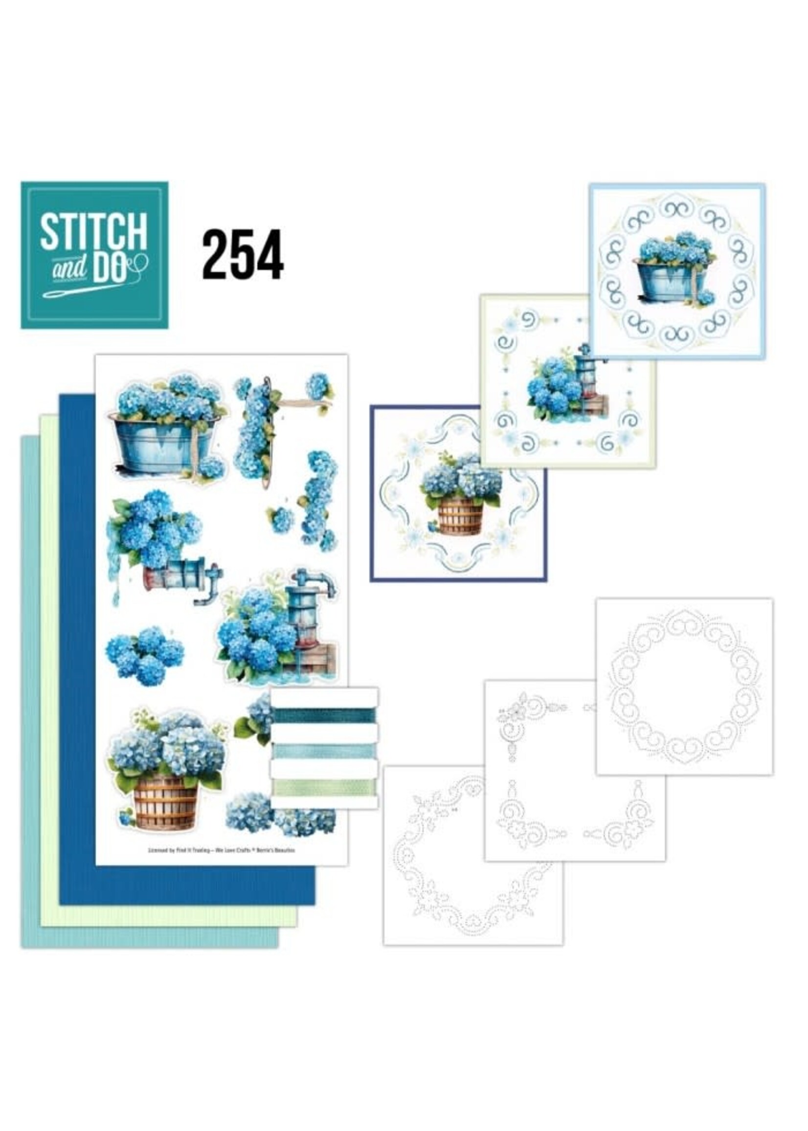 Stitch and Do Stitch and Do 254 - Berries Beauties - Blue Meadow