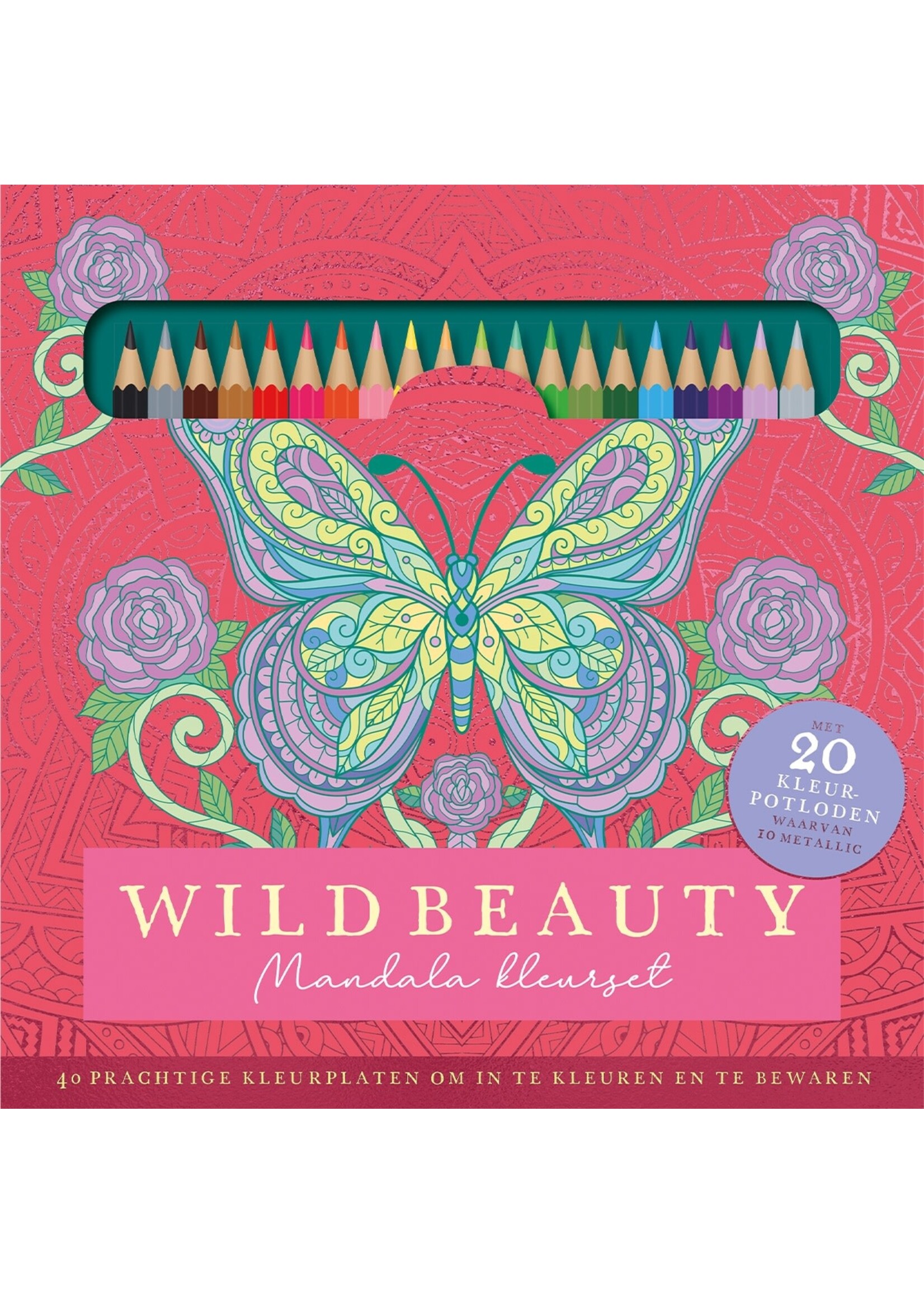 Lantaarn publishers Wild beauty - mandala kleurset