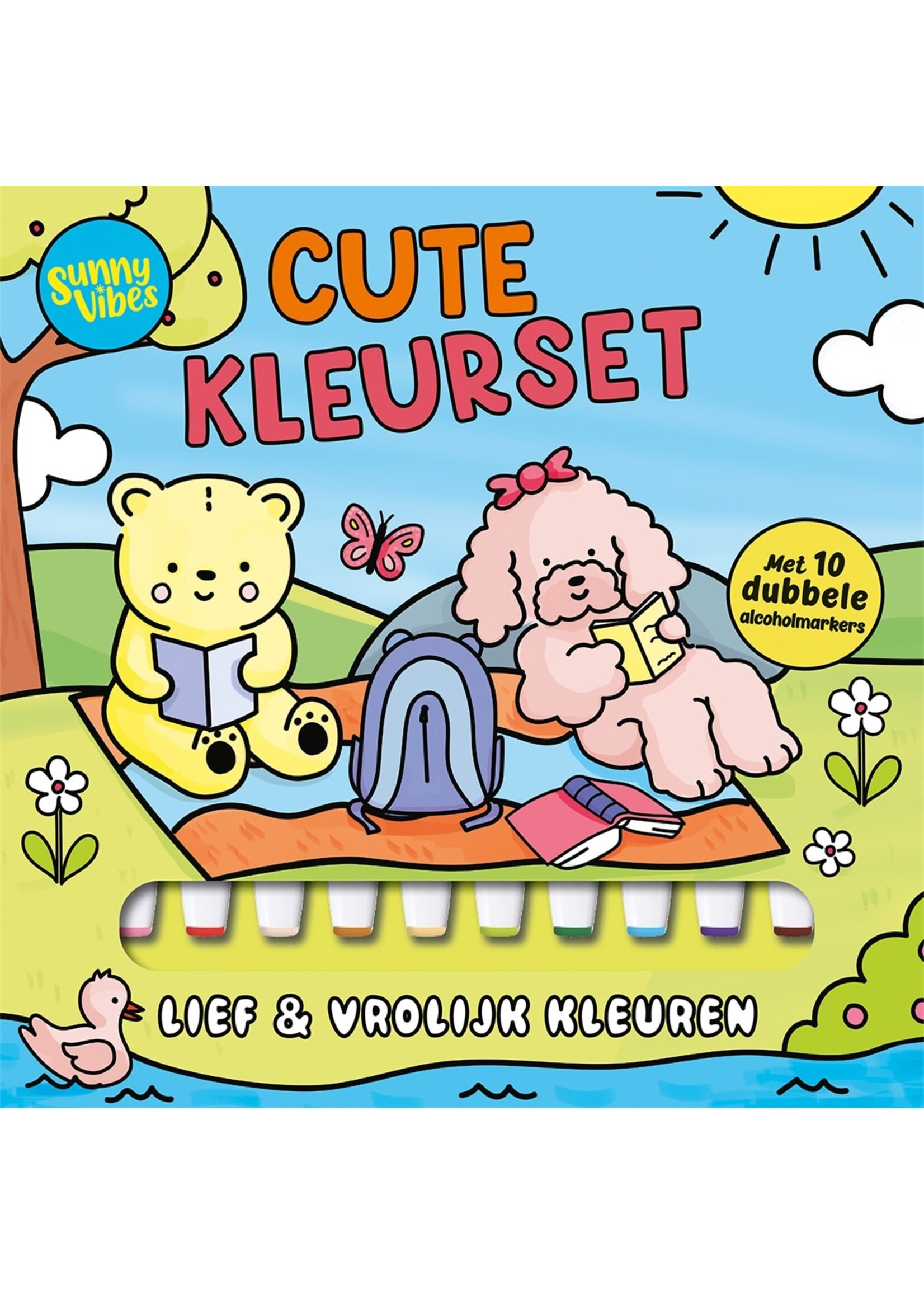 Lantaarn publishers Sunny vibes - Cute kleurset