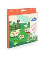 Djeco Djeco Boerderij dieren herbuikbare stickers DJ00099