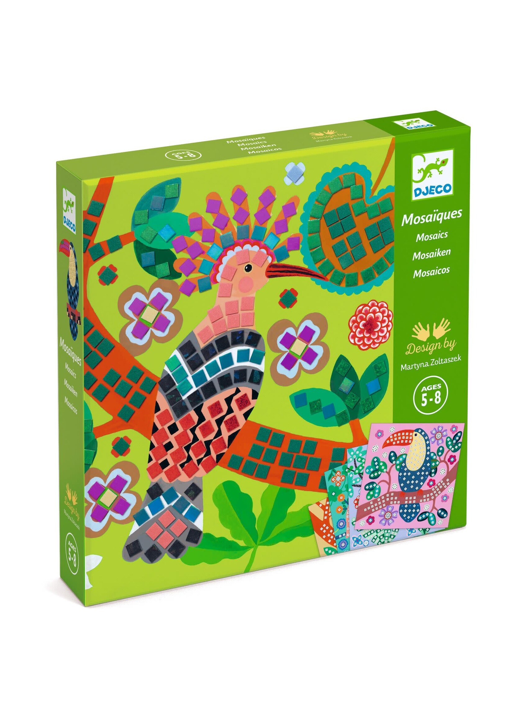 Djeco Djeco Mosaïekset tropische vogels DJ09419
