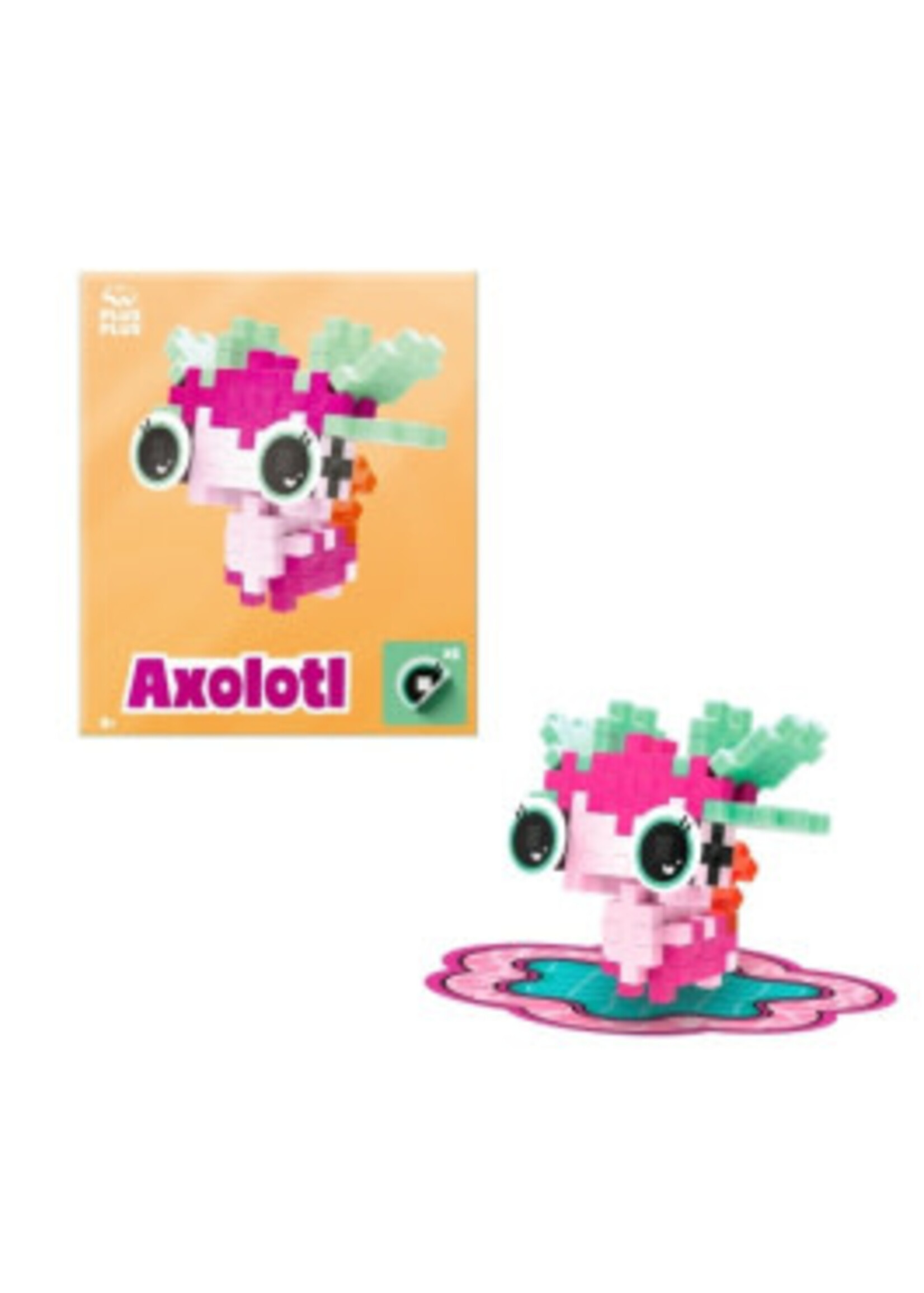 Plus-Plus Plus Plus Roze Axolotl pakket (40 stukjes)