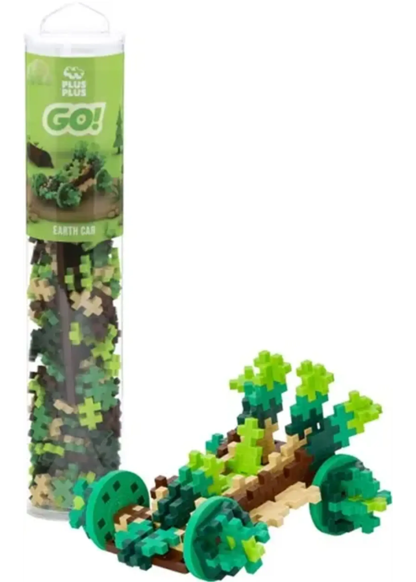 Plus-Plus Plus Plus aarde auto tube (200 stukjes) (4290)