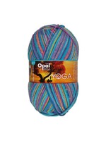 Opal Opal Yoga Sokkenwol 4-draads Turkioos Multi 11662
