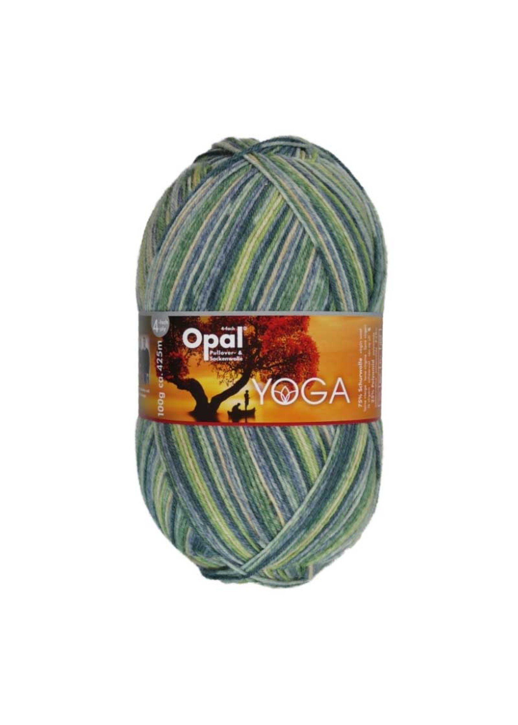 Opal Opal Yoga Sokkenwol 4-draads Groen Multi 11661