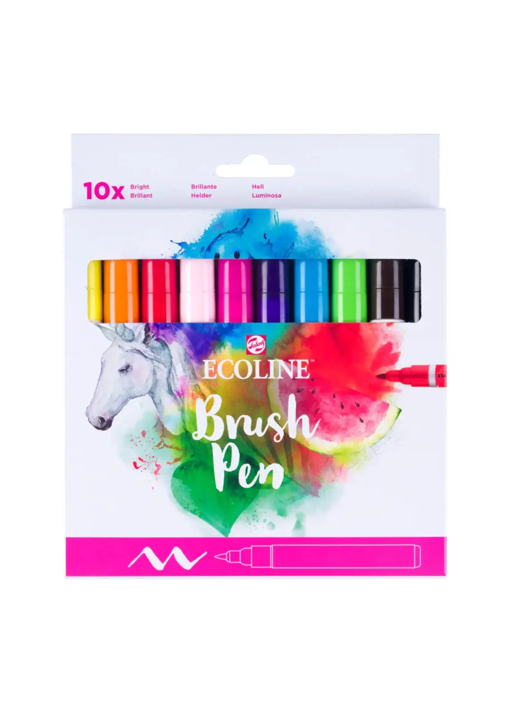 ECOLINE Ecoline Brush Pen set Helder | 10 colours