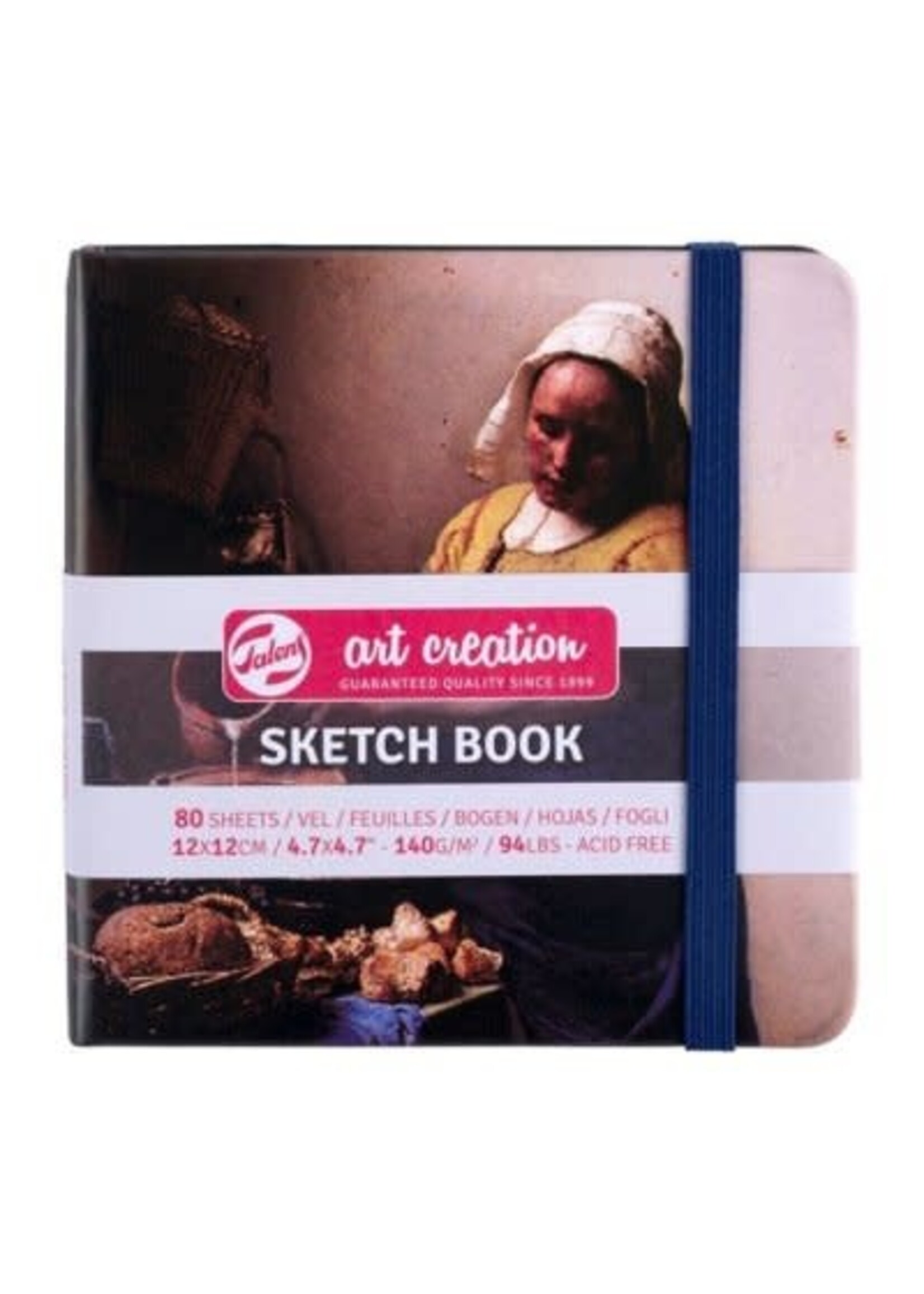 Talens Talens Art Creation Schetsboek Het melkmeisje | 12 x 12 cm, 140 g, 80 vellen