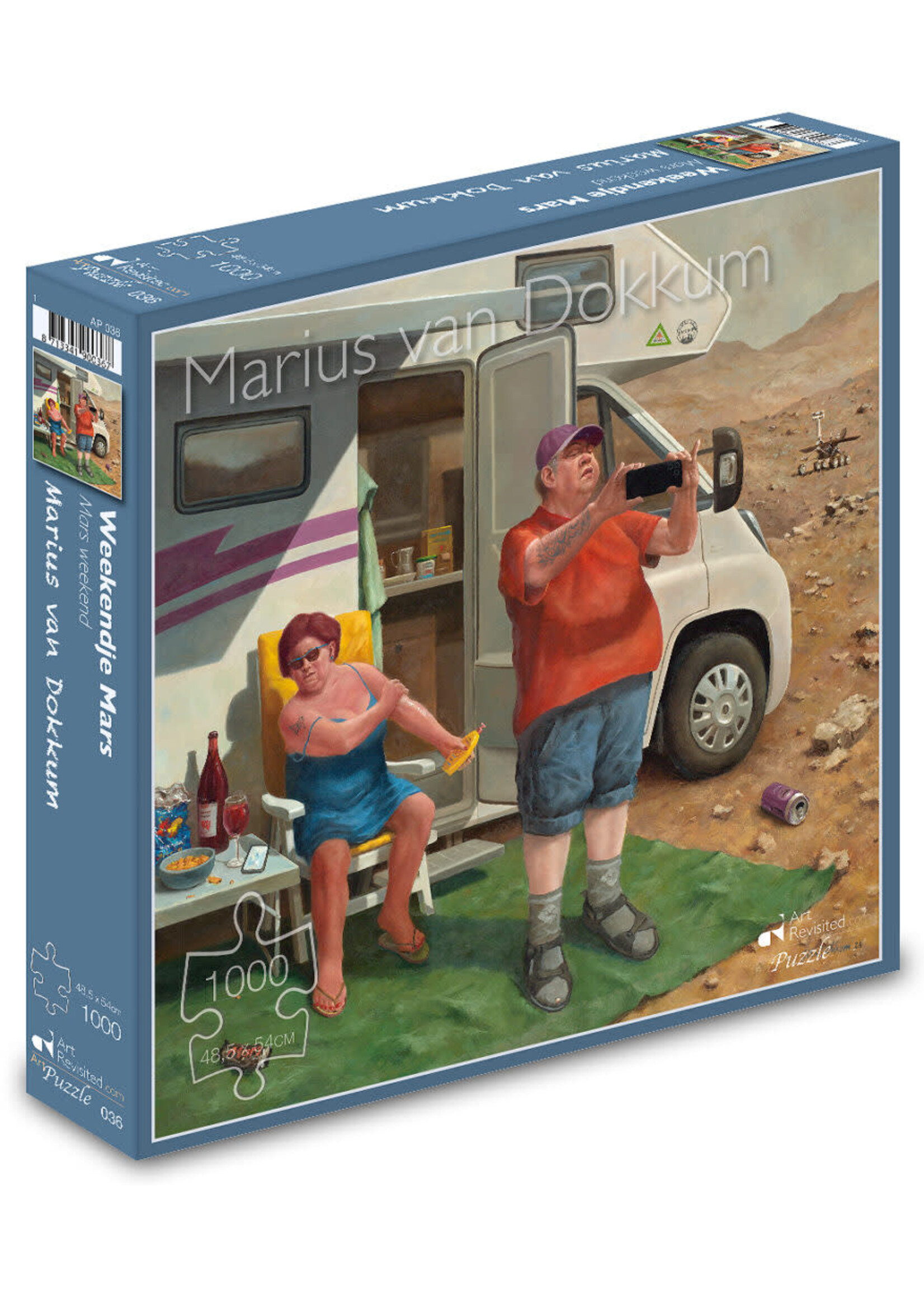 Art Revisited Weekendje Mars – Marius van Dokkum (1000 stukjes)