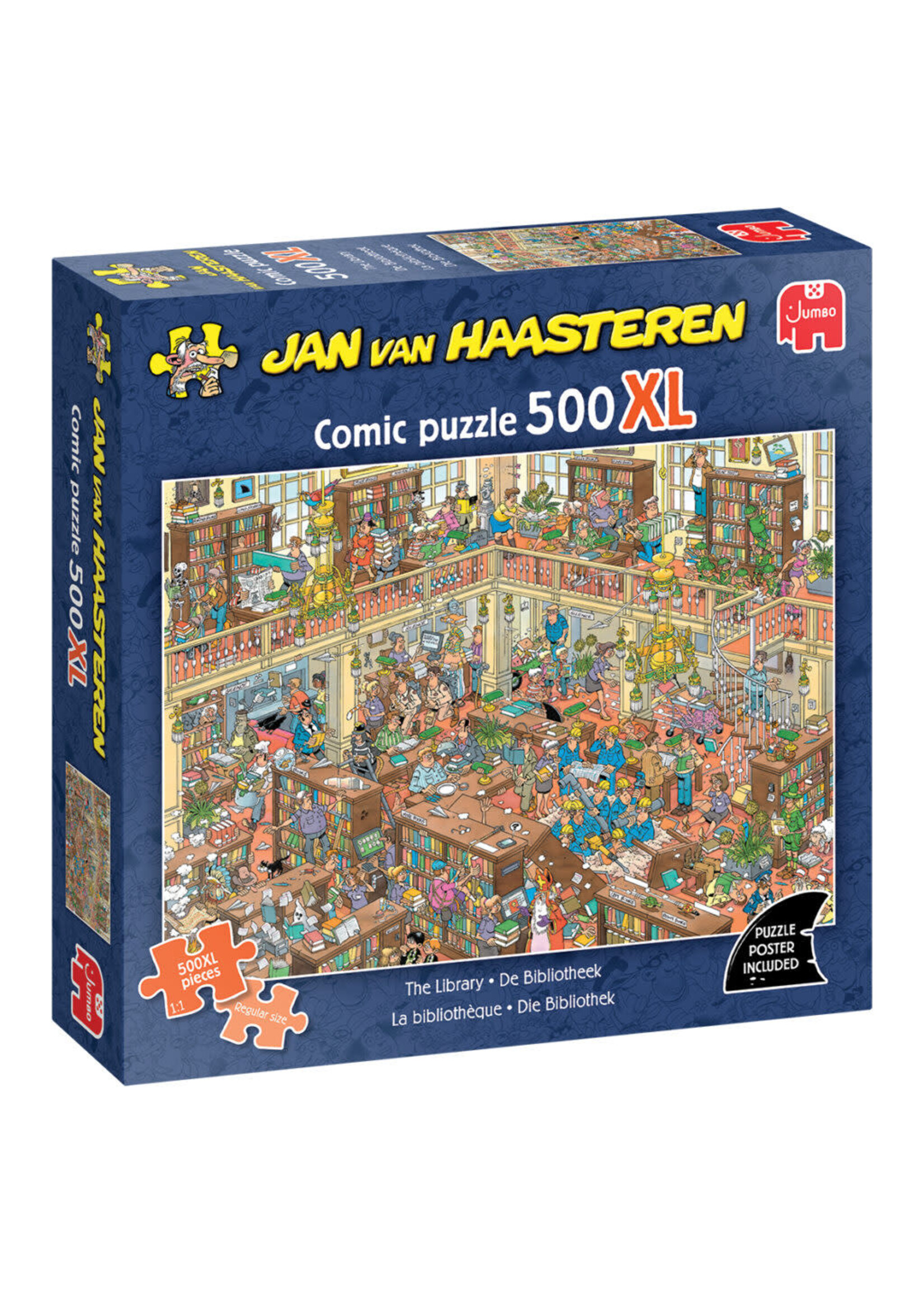 Jumbo De Bibliotheek – Jan van Haasteren 500XL (500 stukjes)
