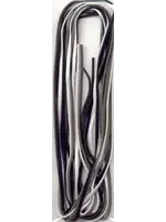 Hobby & crafting Fun Imitatie Leerkoord 3 mm Zwart Grijs Wit 3x2 m