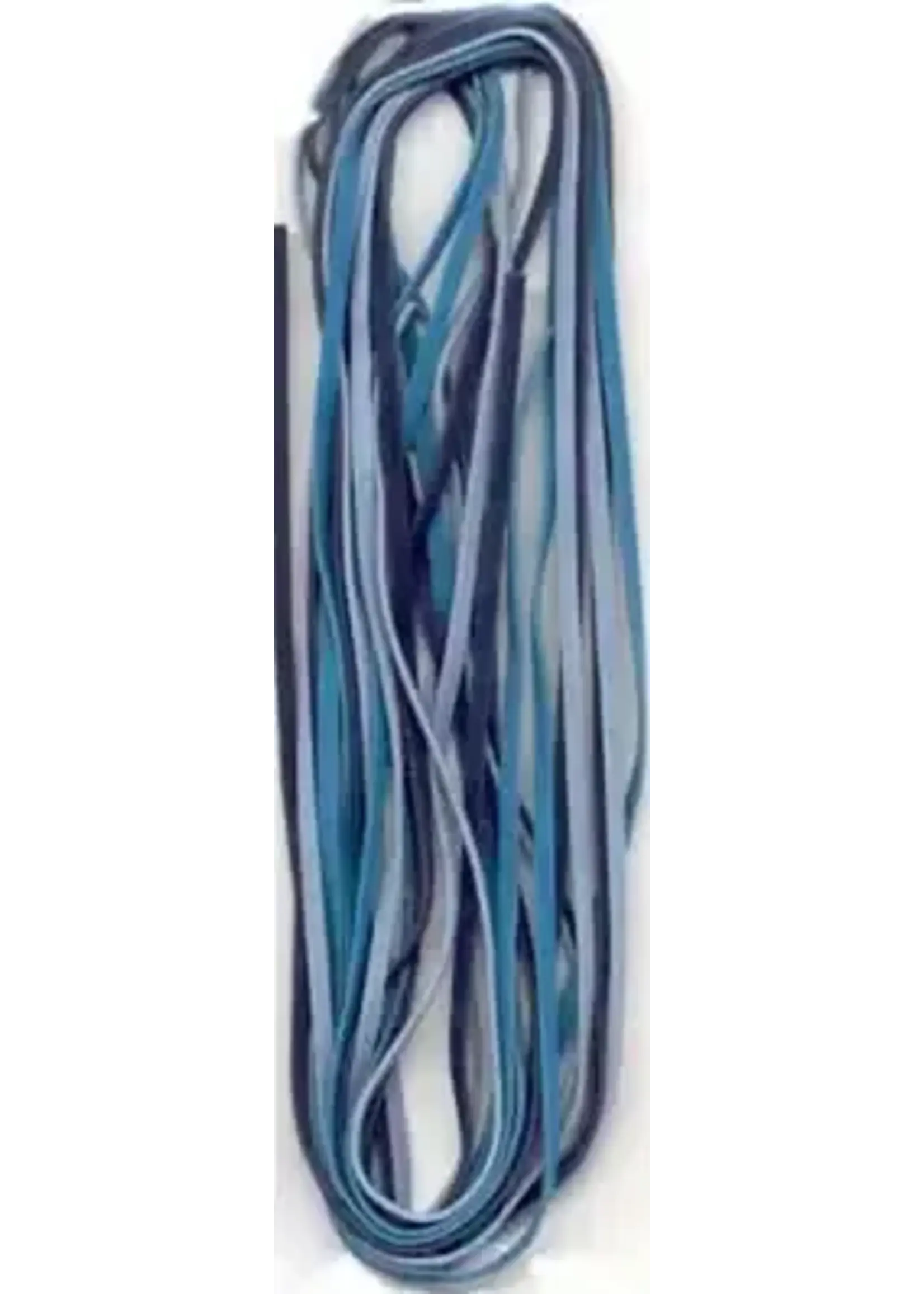 Hobby & crafting Fun Imitatie Leerkoord 3 mm Blauw 3x2 m