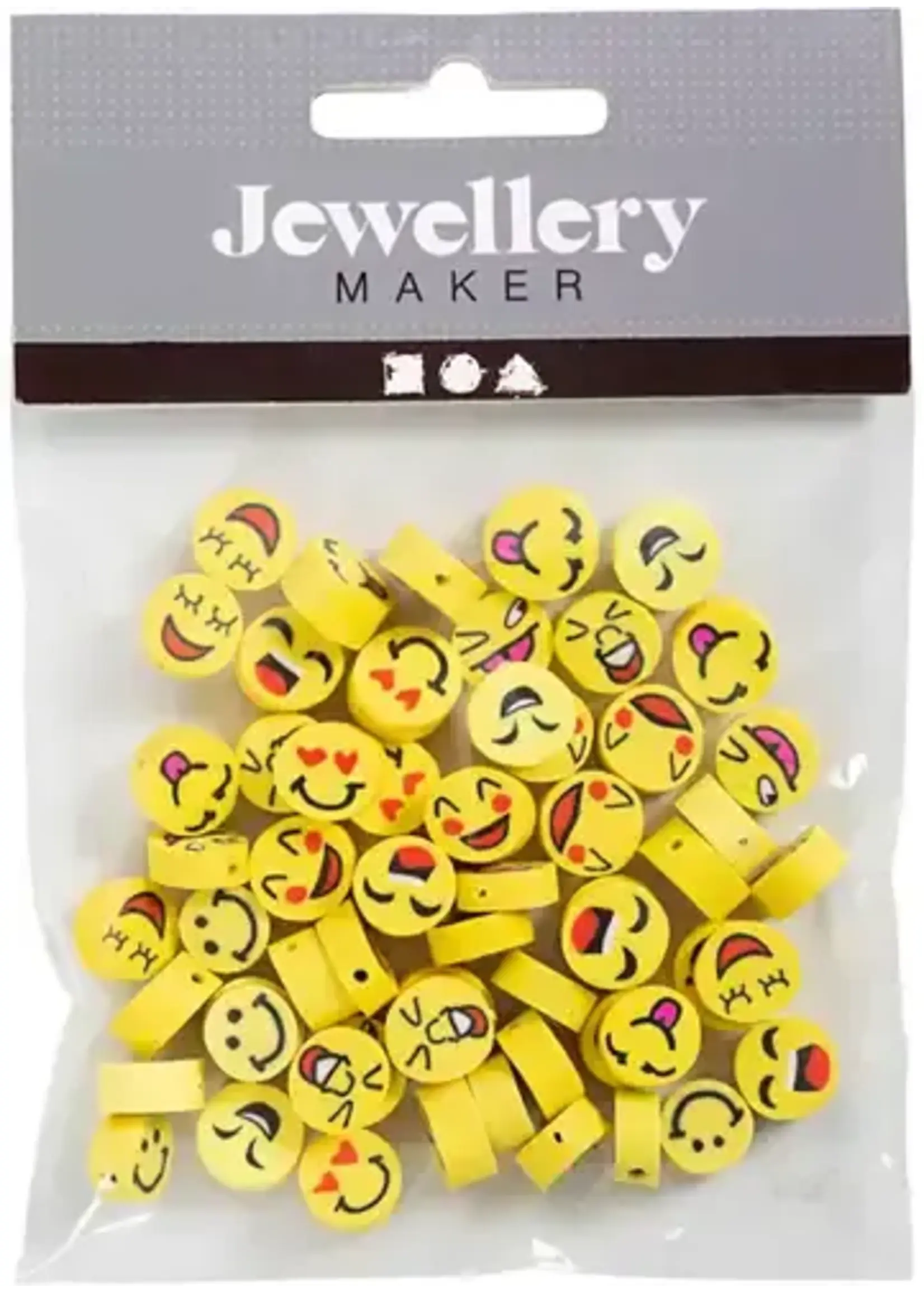 CChobby CC Klei Kralen Emoji 10 mm 60 stuks