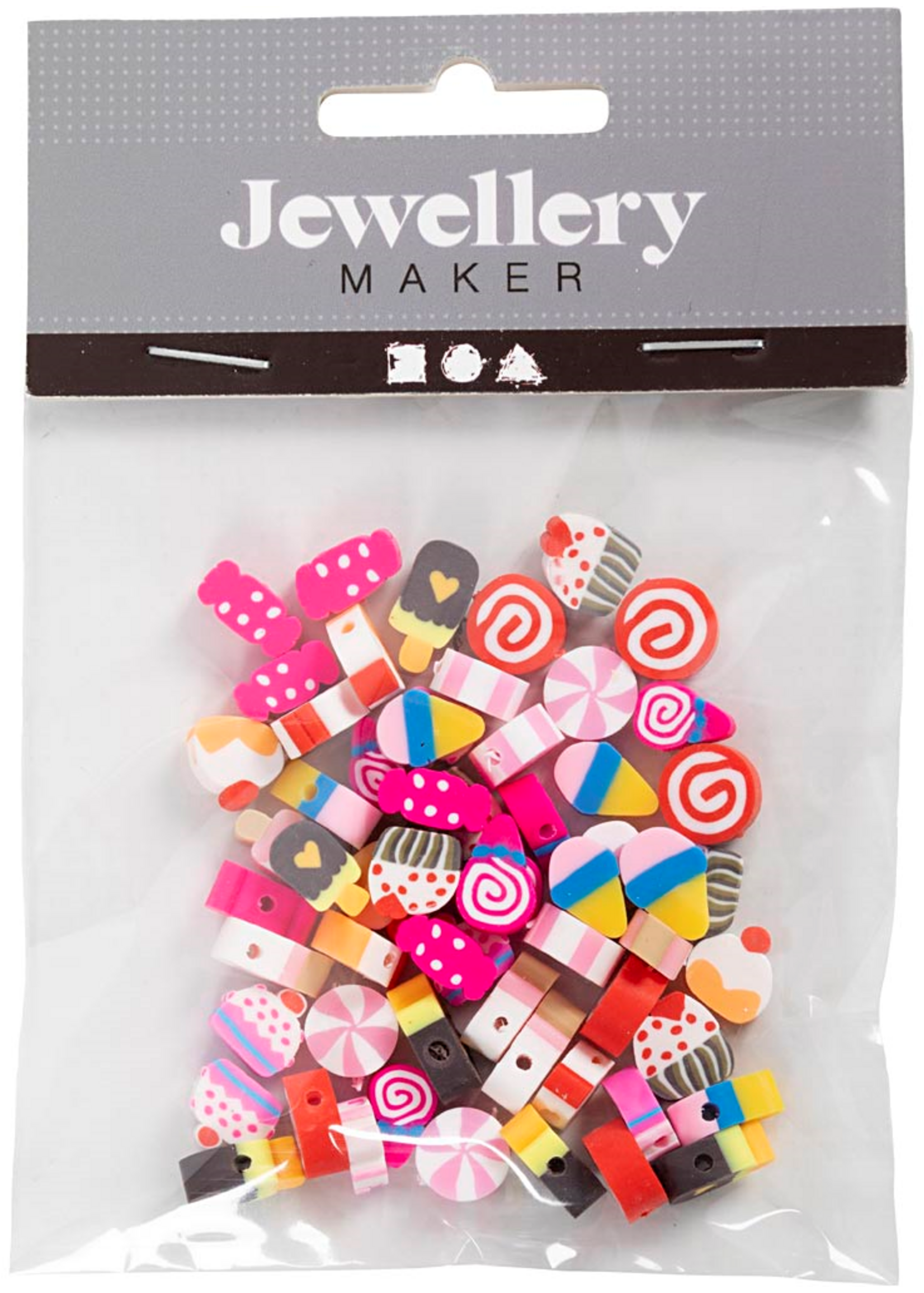 CChobby CC Klei Kralen Zoetigheden 10 mm 60 stuks