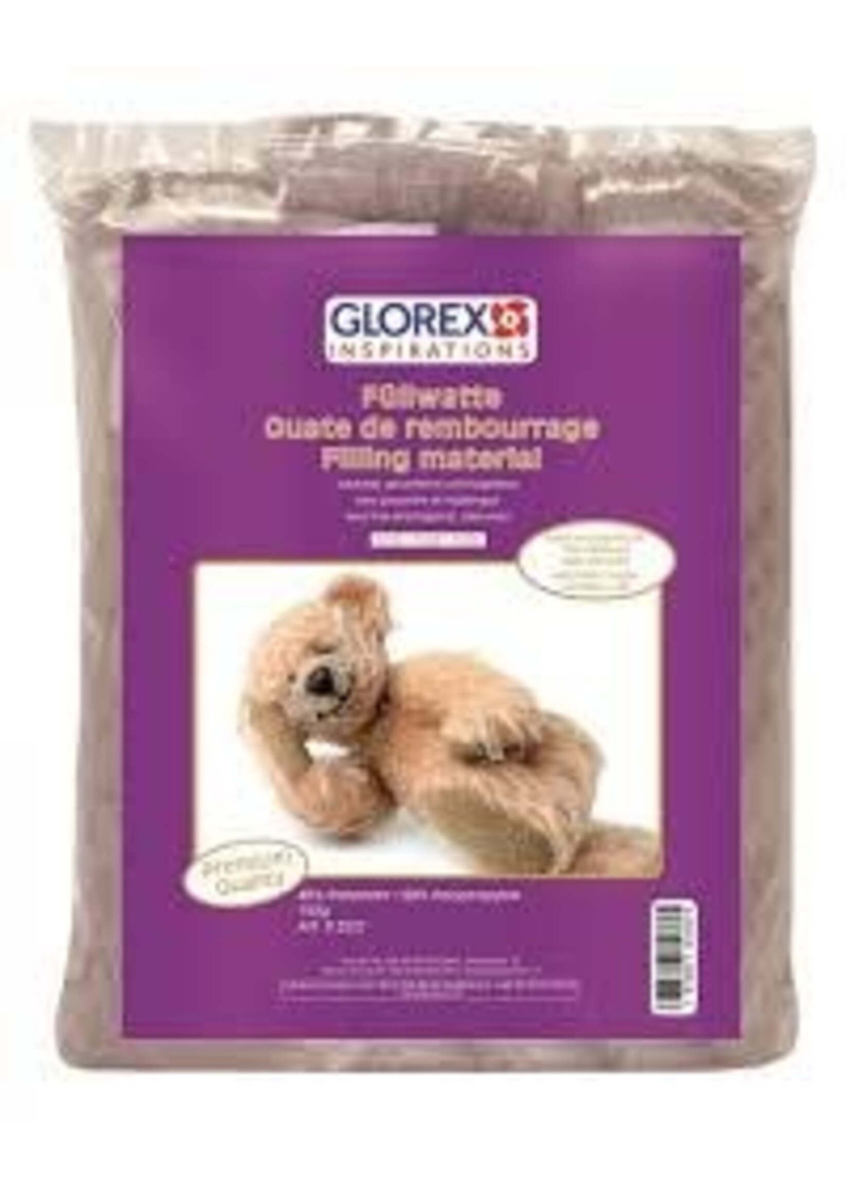 Glorex 150 gram Vulling licht Bruin