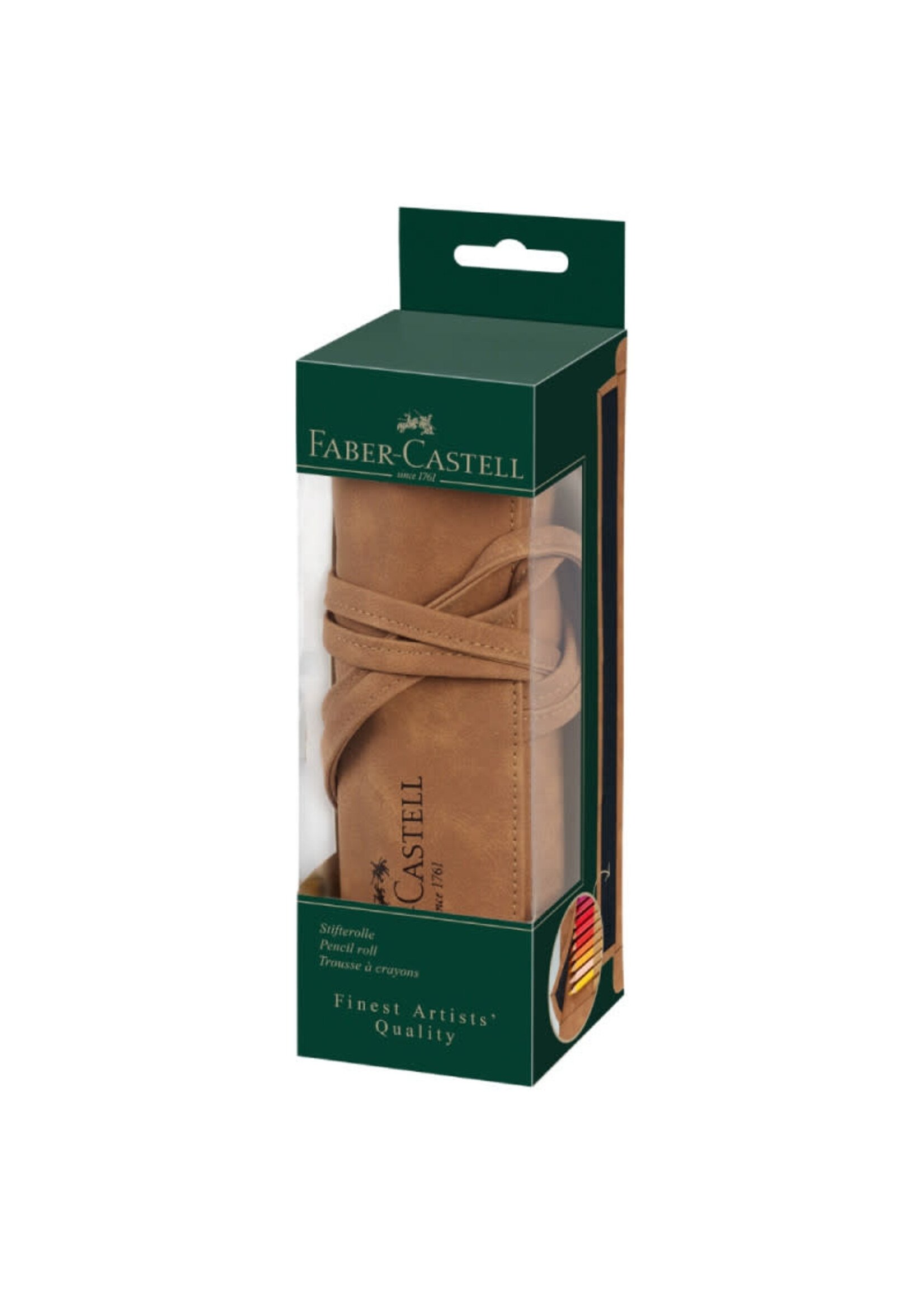 Faber-Castell Roletui Faber-Castell kunstleer bruin capaciteit: 45