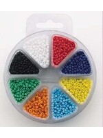 Hobby & crafting Fun Glass bead kit 8 colors opaque