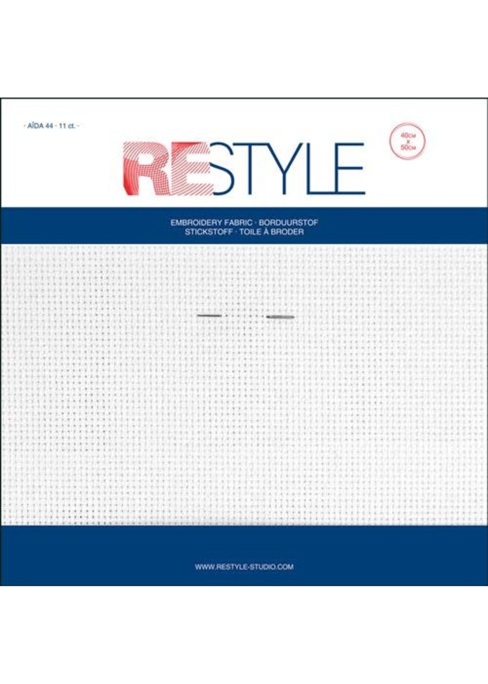 Restyle Restyle Aïda 11 count borduurstof 4,4 kruisjes per cm 40x50cm - Kleur 009