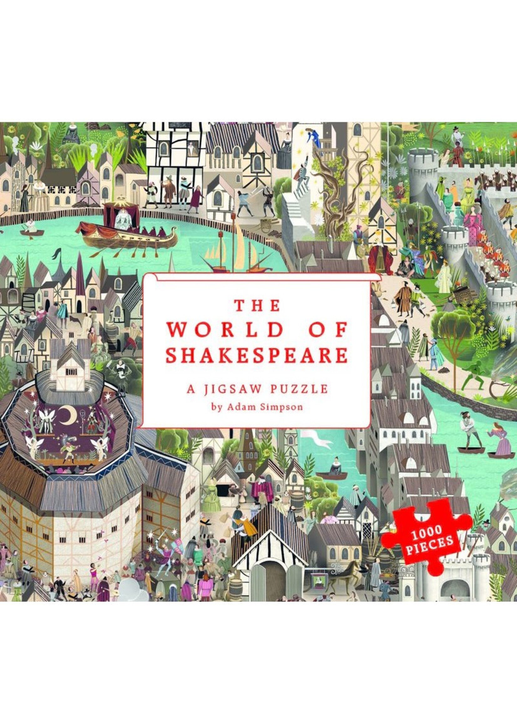 Laurence King Laurence King THE WORLD OF SHAKESPEARE puzzel (1000 stukjes)