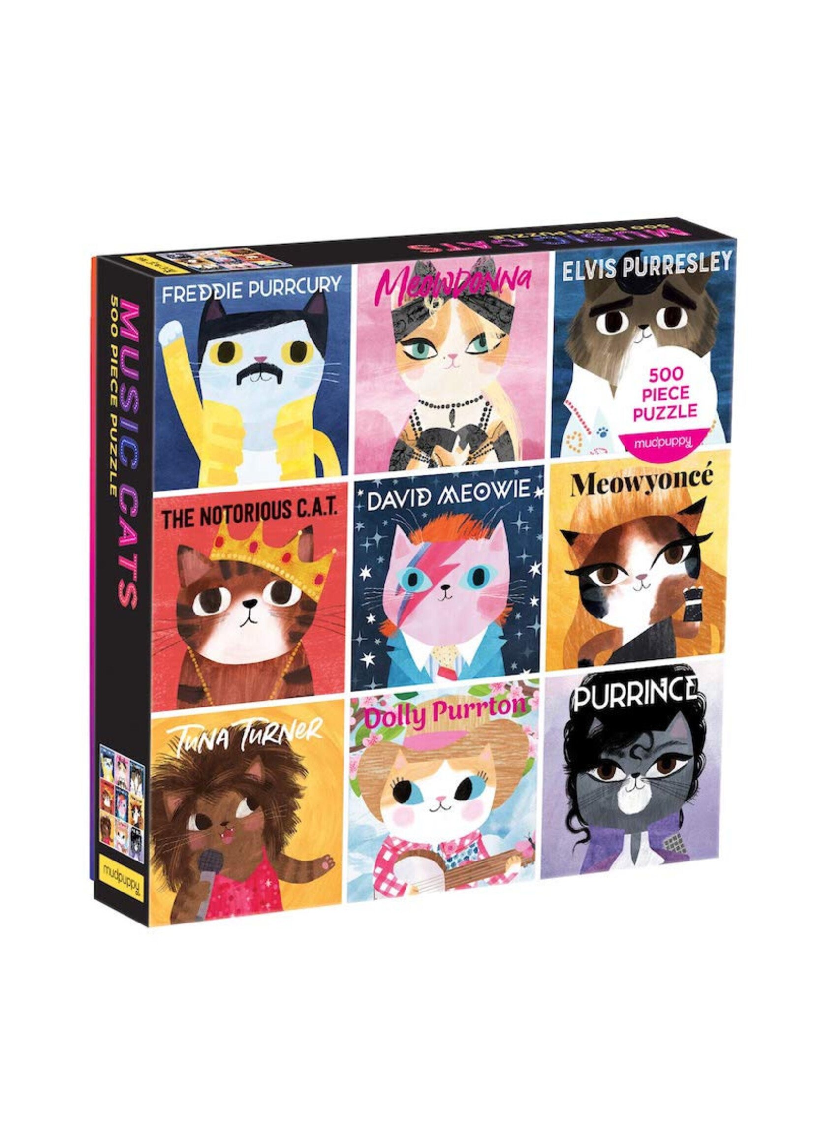 Mudpuppy Mudpuppy Music cats puzzel (500 stukjes)
