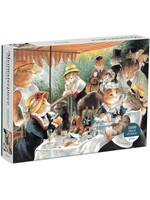 Galison Galison Meowster piece of Western art luncheon of the boating party puzzel (1000 stukjes)