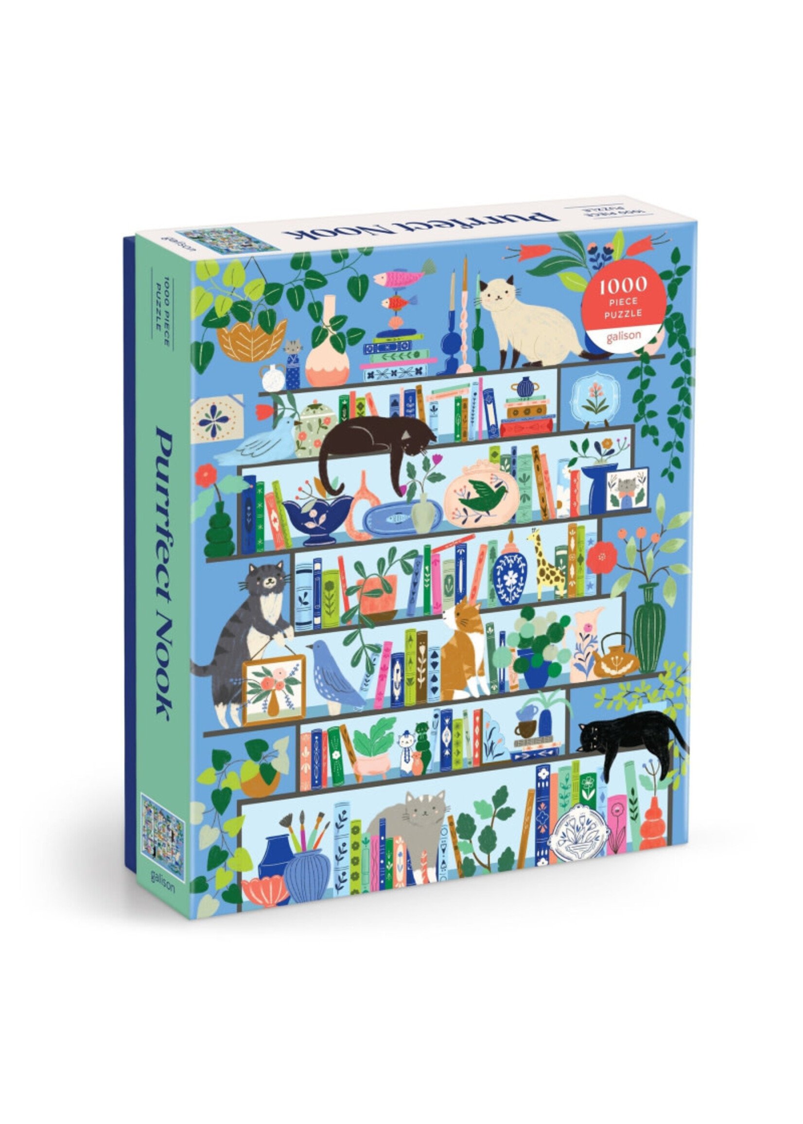 Galison Galison Purrfect Nook puzzel (1000 stukjes)