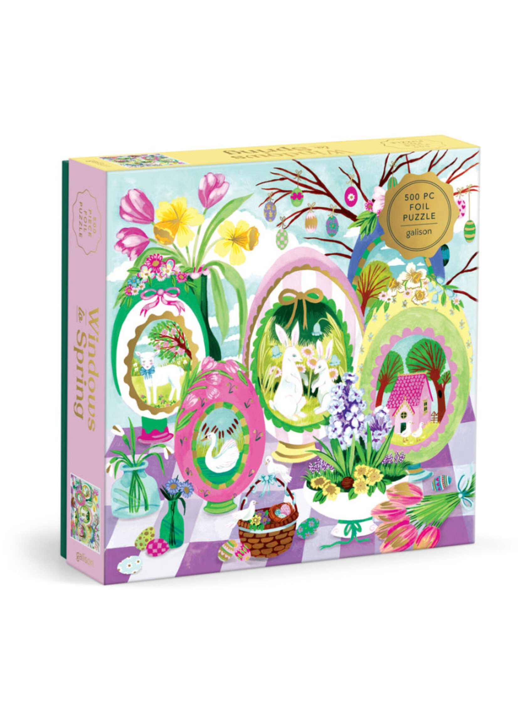 Galison Galison Windows to spring puzzel (500 stukjes)