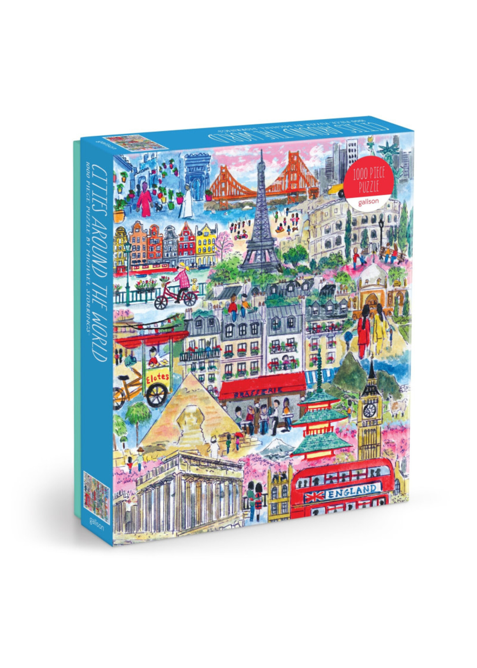 Galison Galison Puzzel Cities Around the World (1000 stukjes)