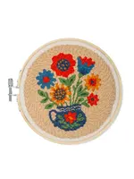 Kikkerland Kikkerland Flower Bouquet Punch Needle