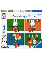 Ravensburger Ravensburger Puzzel nijntje 70 jaar 4 in a box