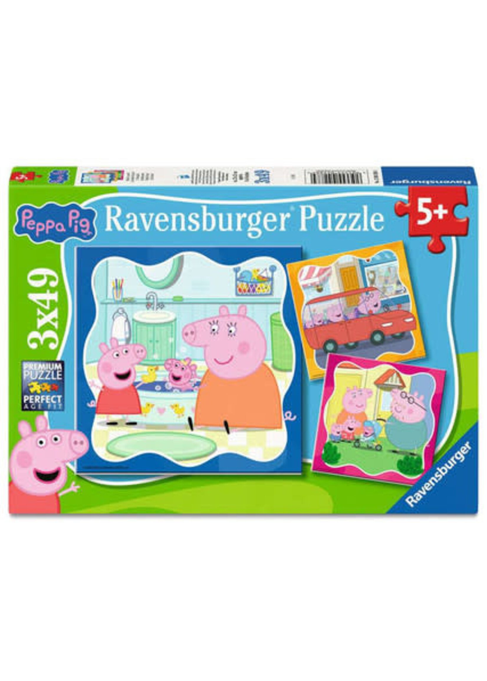 Ravensburger Ravensburger Peppa Pig 3 x 49 stukjes