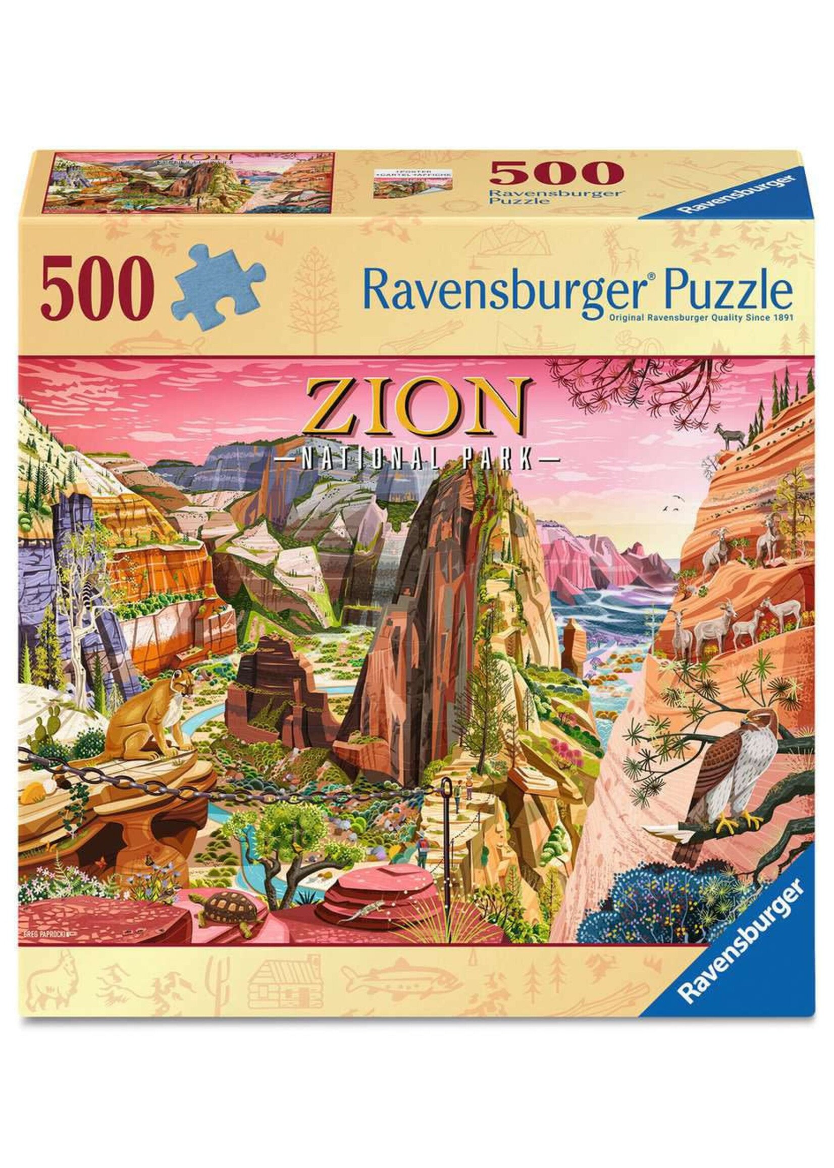 Ravensburger Ravensburger puzzel Zion National Park (500 stukjes)