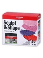 Talens Amsterdam Amsterdam medium sculpt en shape set | 4 x 120 ml