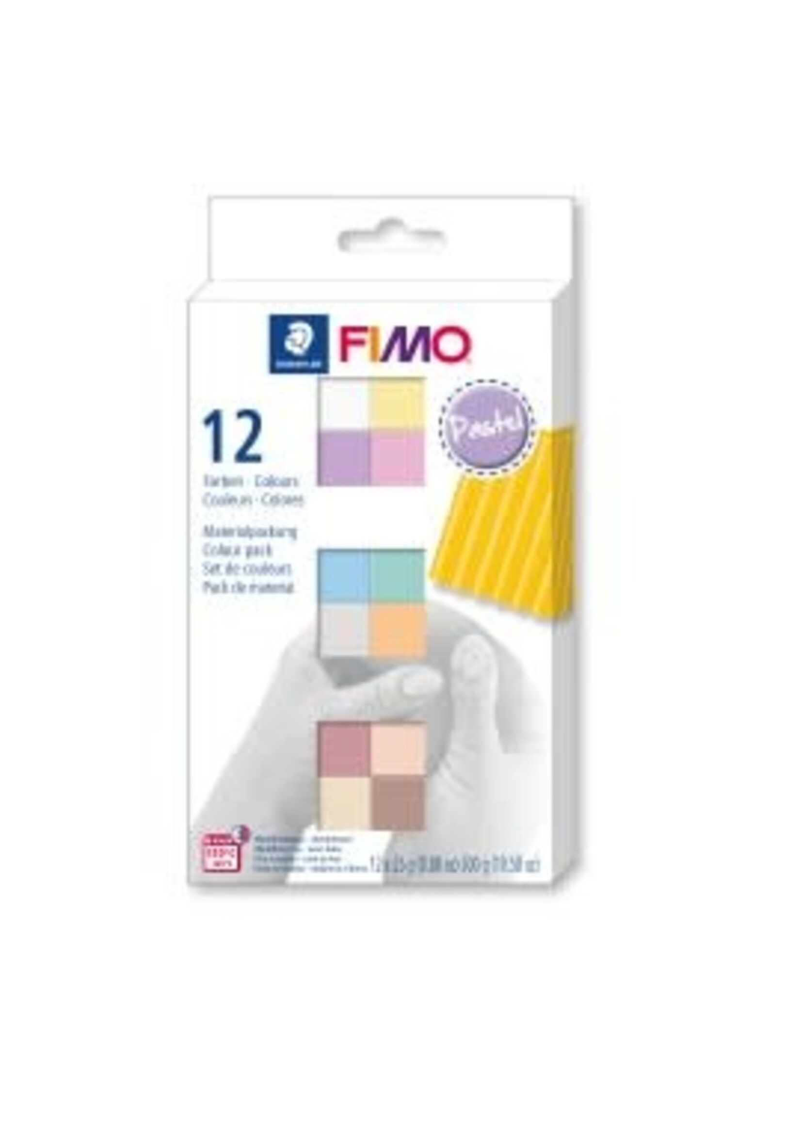 Fimo Fimo 12 Pastel Colours Pack - Set Fimo Soft