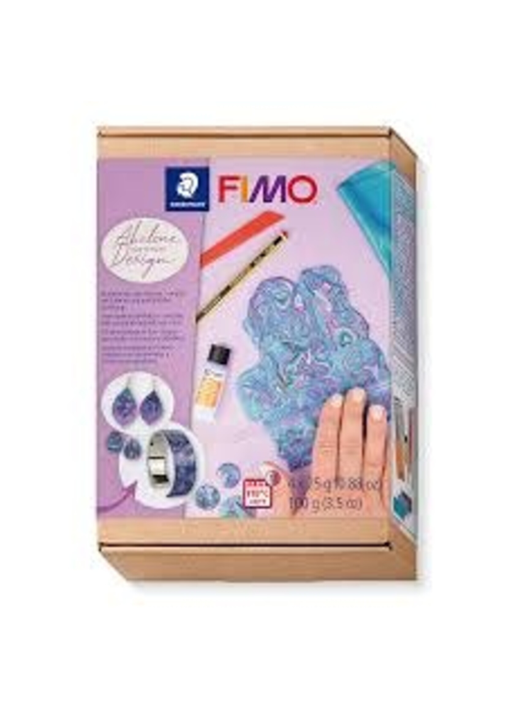 Staedtler Fimo Abalone how to create design
