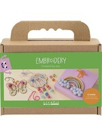 CChobby CC Mini Hobbyset Borduurwerk Vlinder, Schelp en Regenboog