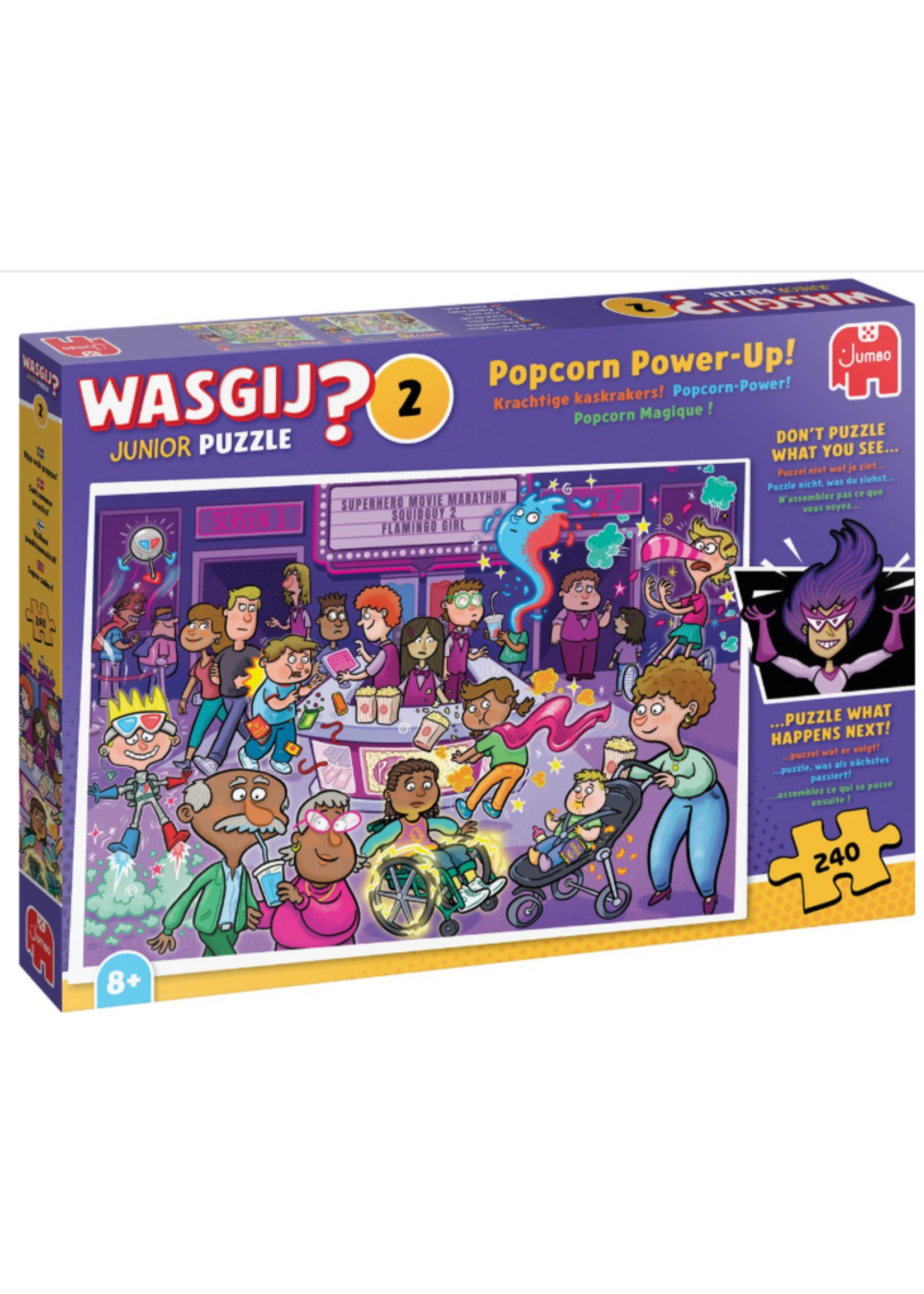 Jumbo Wasgij Junior 2  Krachtige Kaskrakers! (240 stukjes)