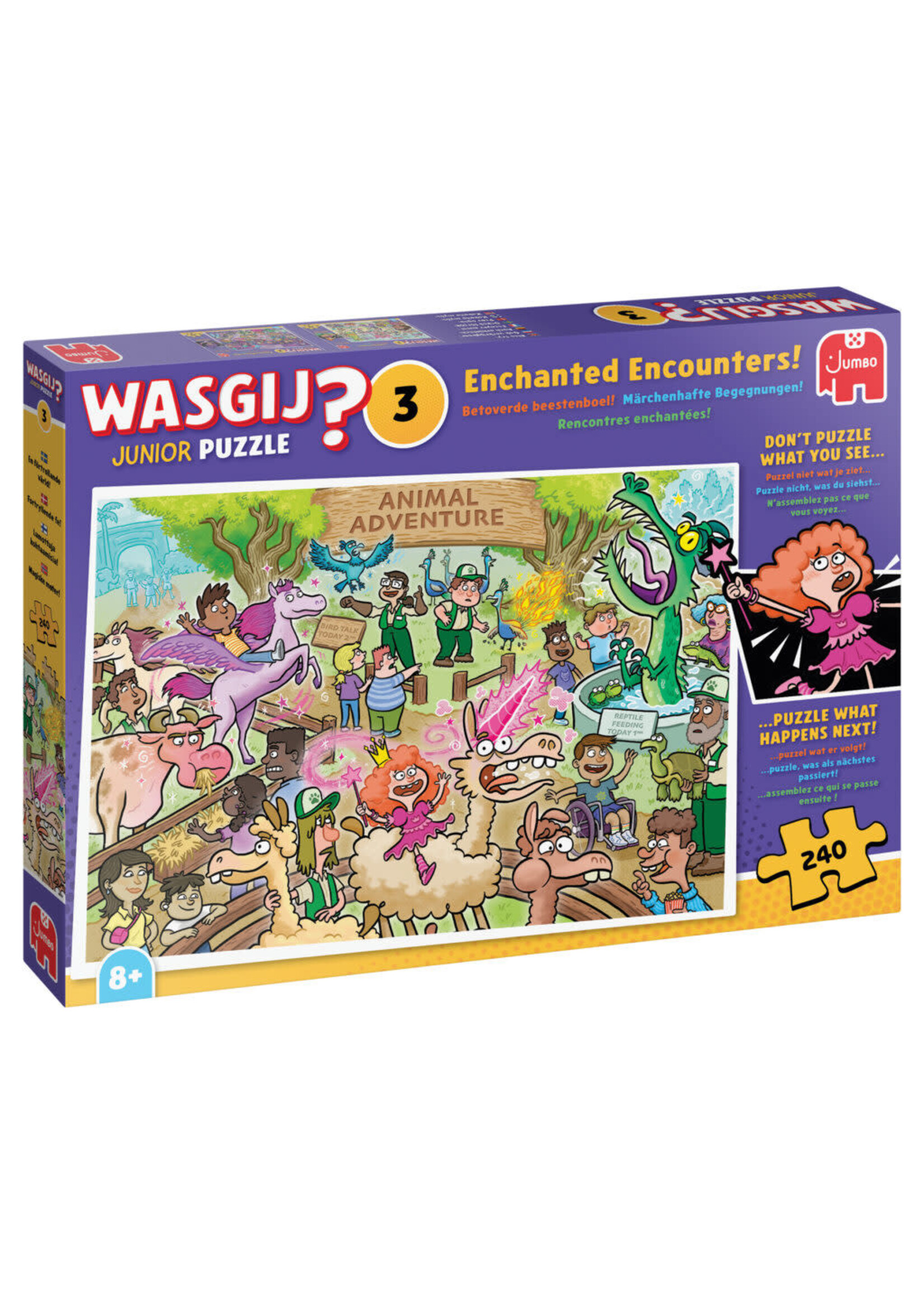 Jumbo Wasgij Junior 3 – Betoverde Beestenboel! (240)