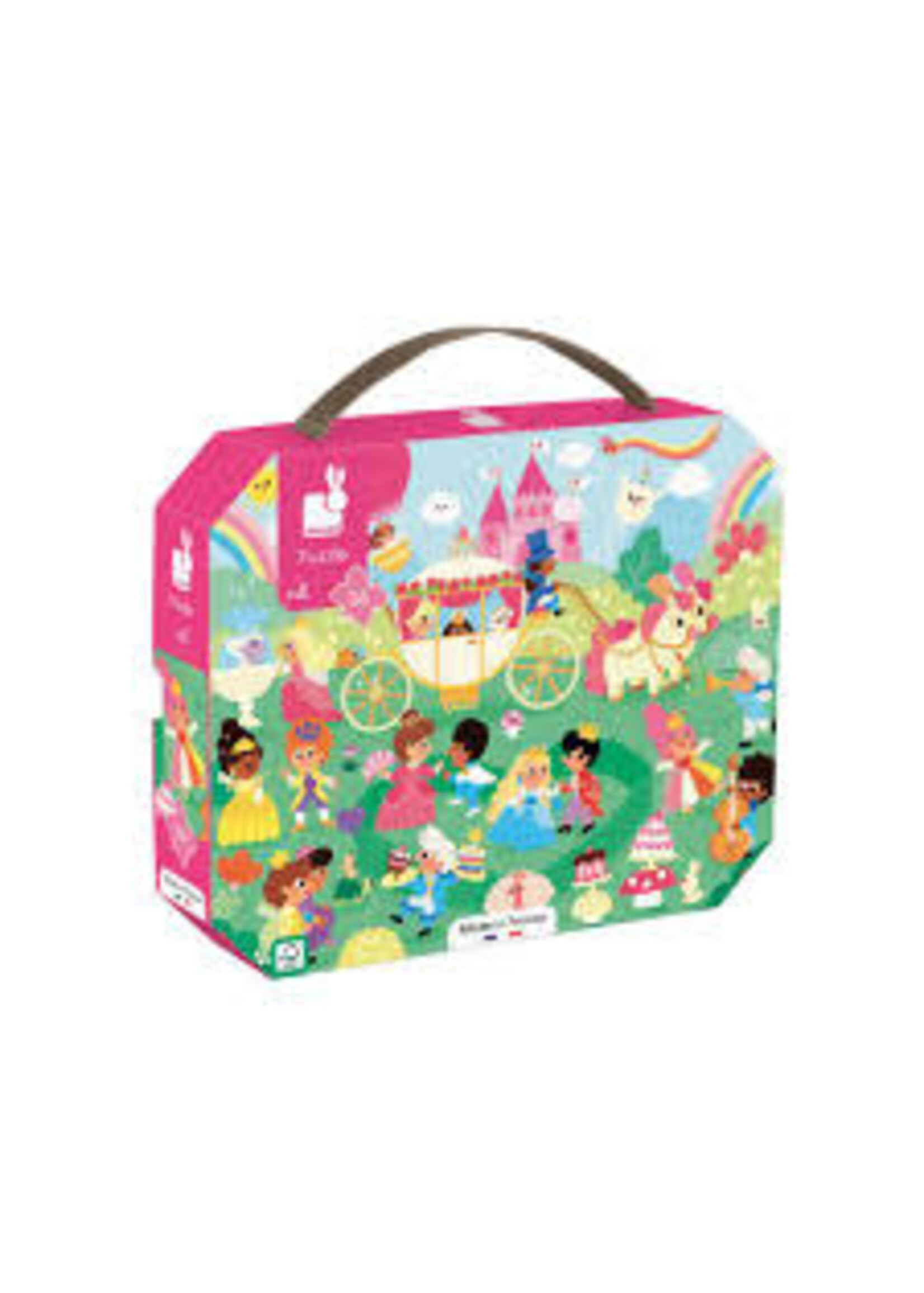 Janod Janod Puzzel in Koffer Prinsessen (36 stukjes)