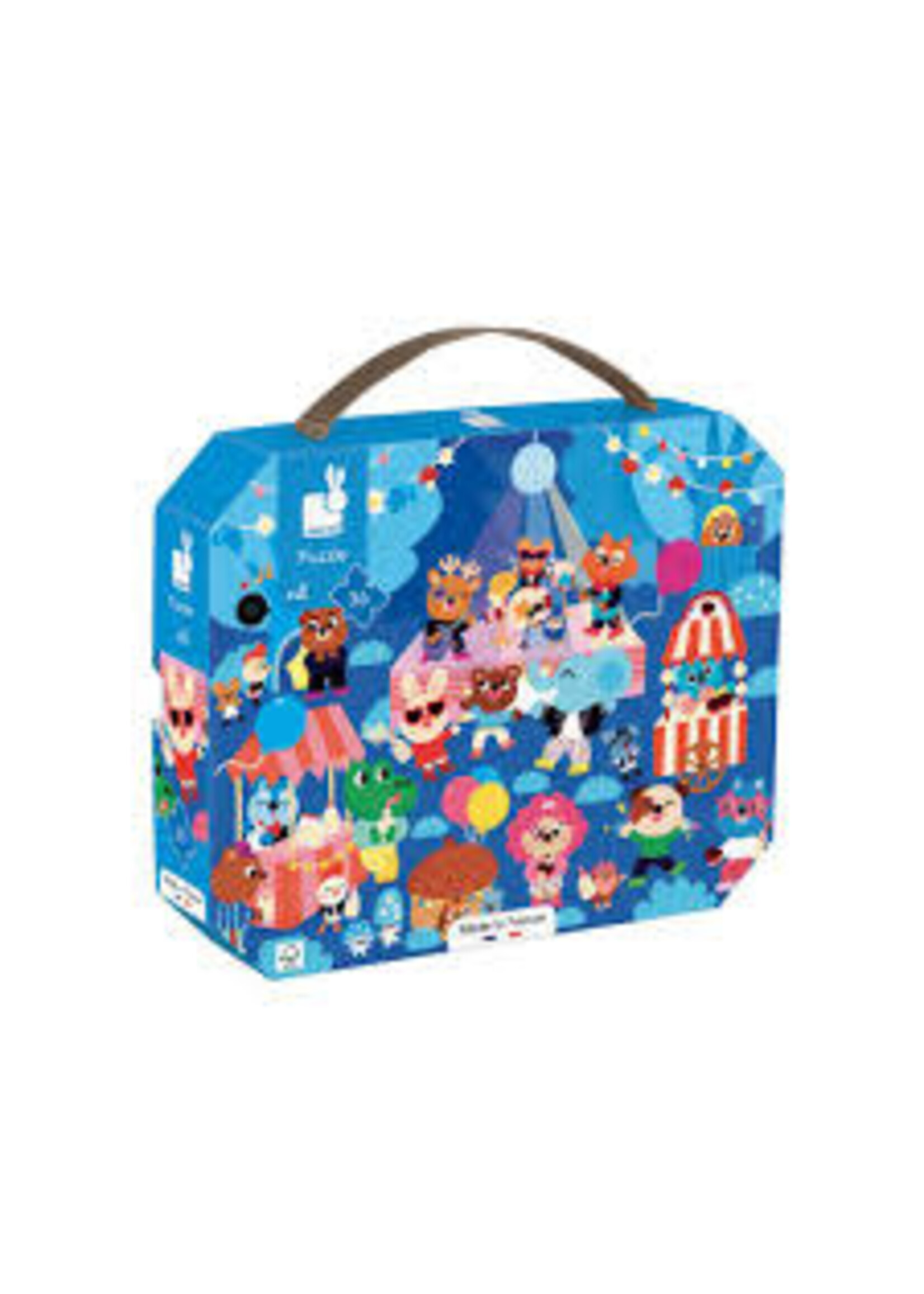 Janod Janod Puzzel in Koffer Feest tijd (36 stukjes)