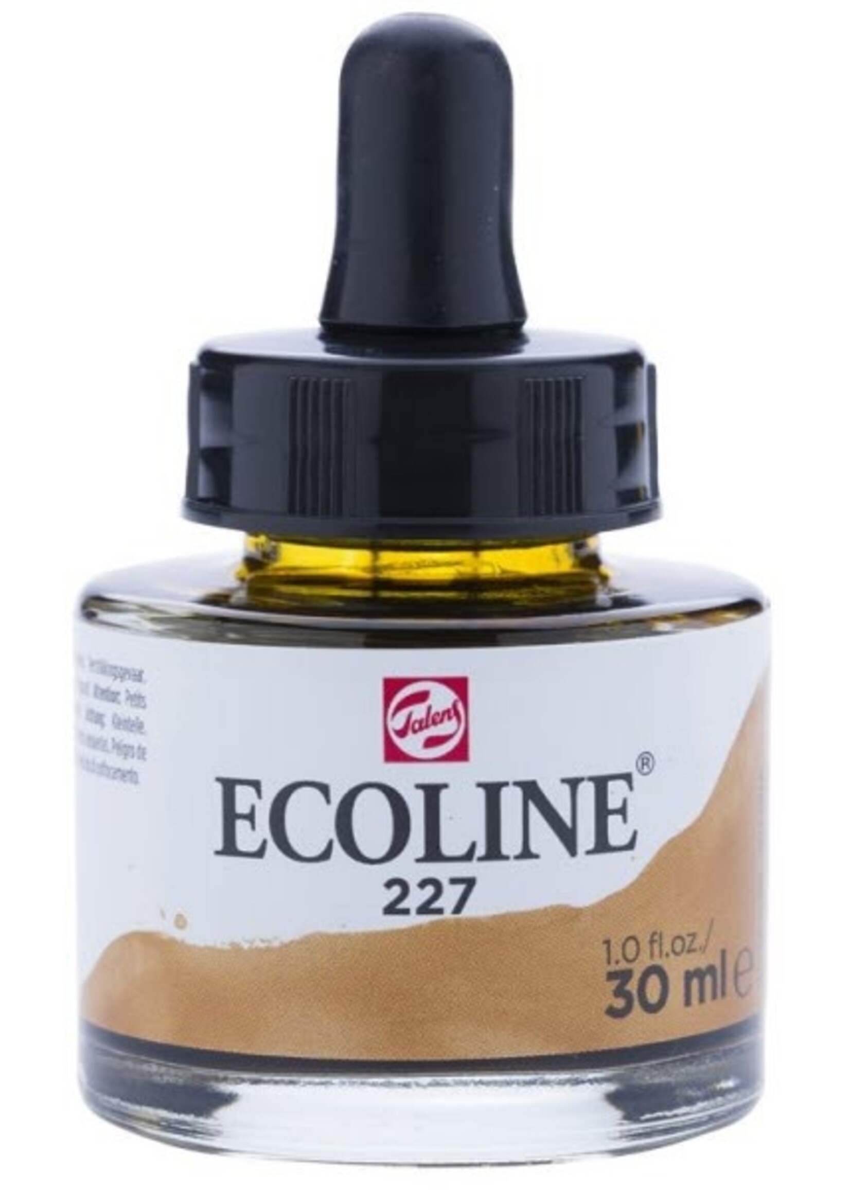 ECOLINE Ecoline Vloeibare Waterverf Fles 30 ml Gele Oker 227