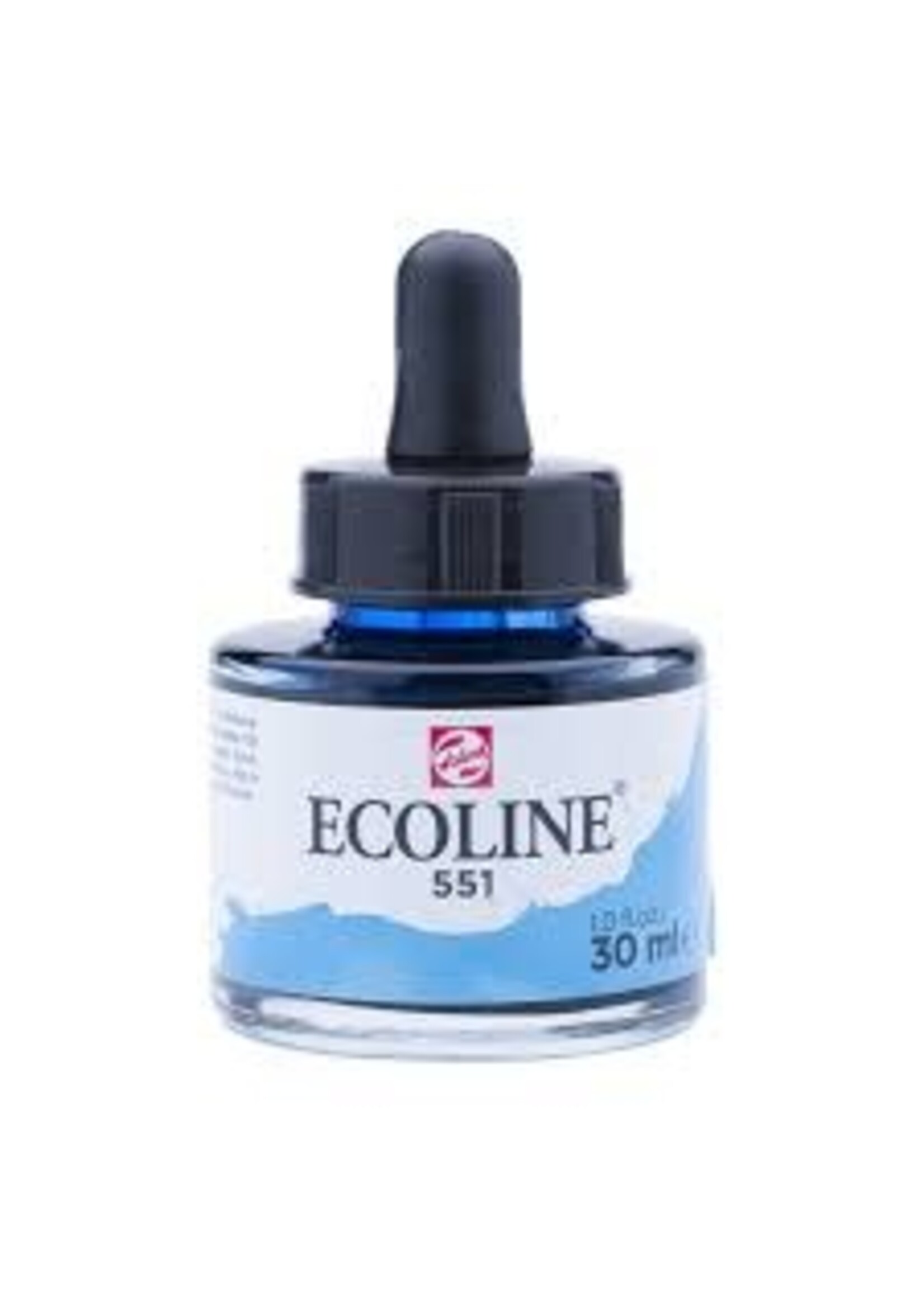 ECOLINE Ecoline Vloeibare Waterverf Fles 30 ml Hemelsblauw Licht 551