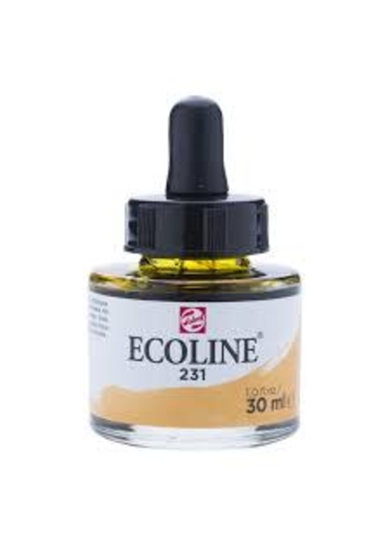 ECOLINE Ecoline Vloeibare Waterverf Fles 30 ml Goudoker 231